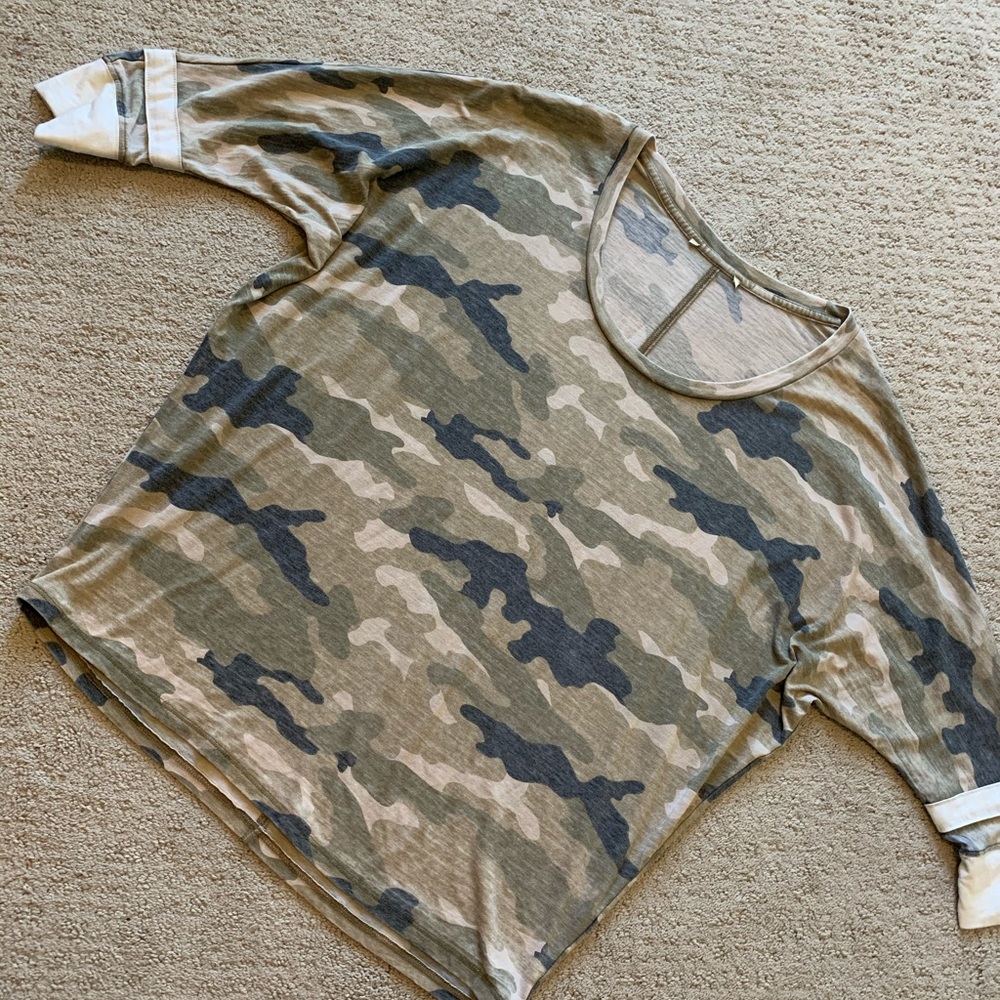 Camo t-shirt - worn *maybe* twice if that